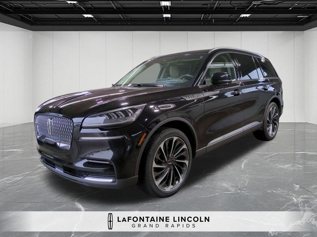 Black Metallic 2023 Lincoln Aviator Reserve AWD SUV / Crossover All-Wheel Drive Automatic