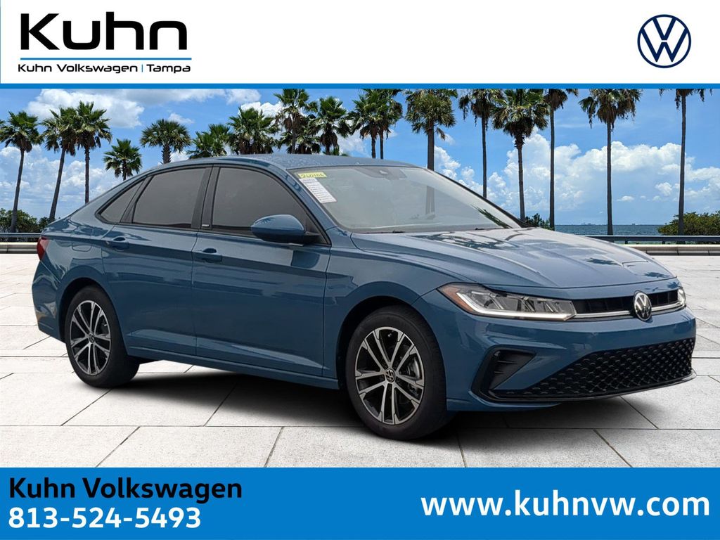 Monterey Blue Pearl 2026 Volkswagen Jetta Sport FWD Sedan Front-Wheel Drive 8-Speed Automatic