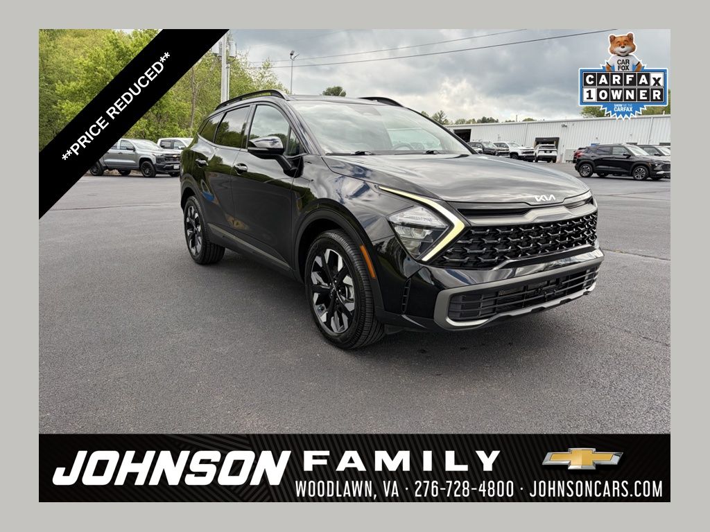 Ebony Black 2023 Kia Sportage X-Line AWD SUV / Crossover All-Wheel Drive 8-Speed Automatic