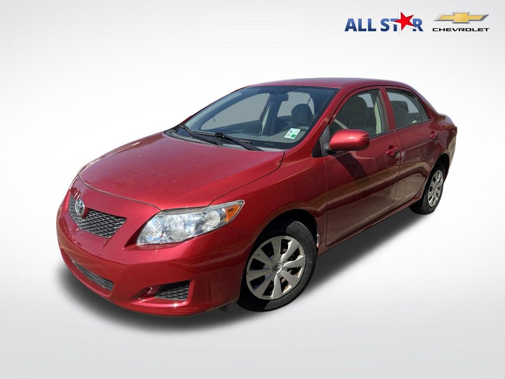 Red 2009 Toyota Corolla Sedan 4-Speed Automatic