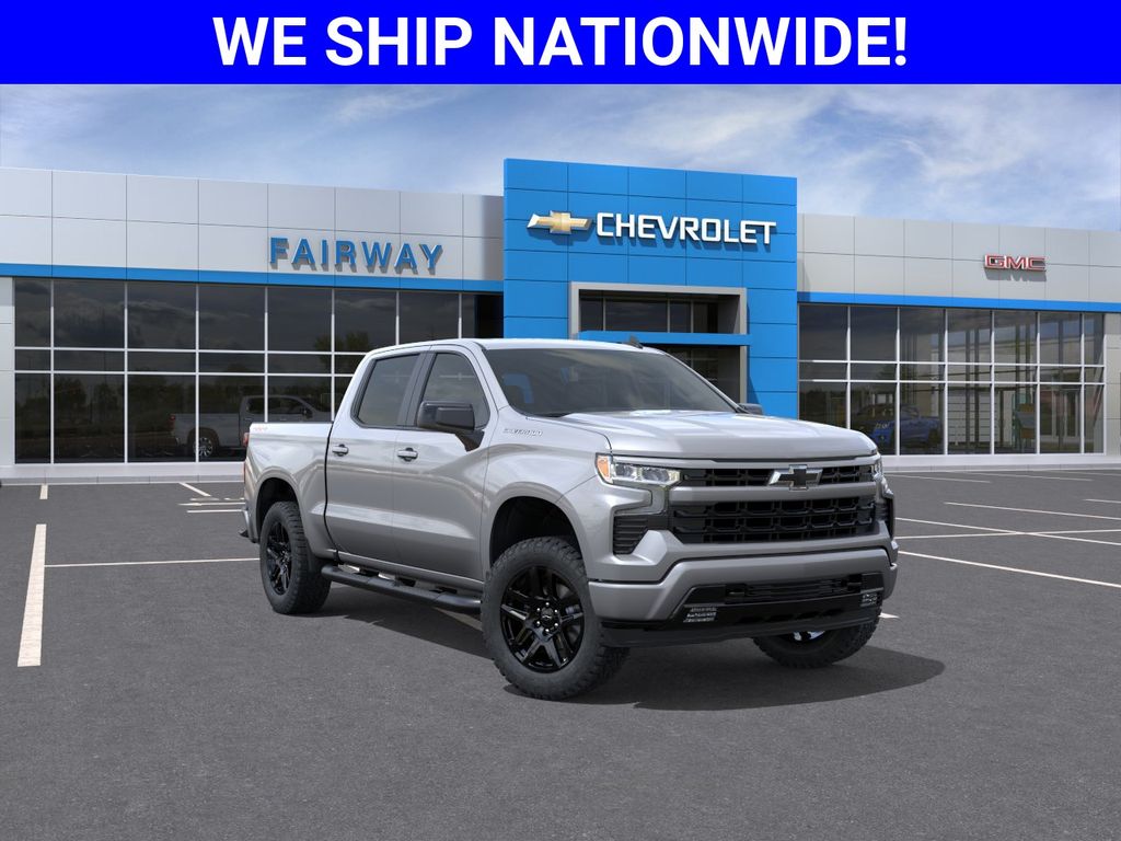 Sterling Gray Metallic 2026 Chevrolet Silverado 1500 Pickup Truck Four-Wheel Drive 8-Speed Automatic