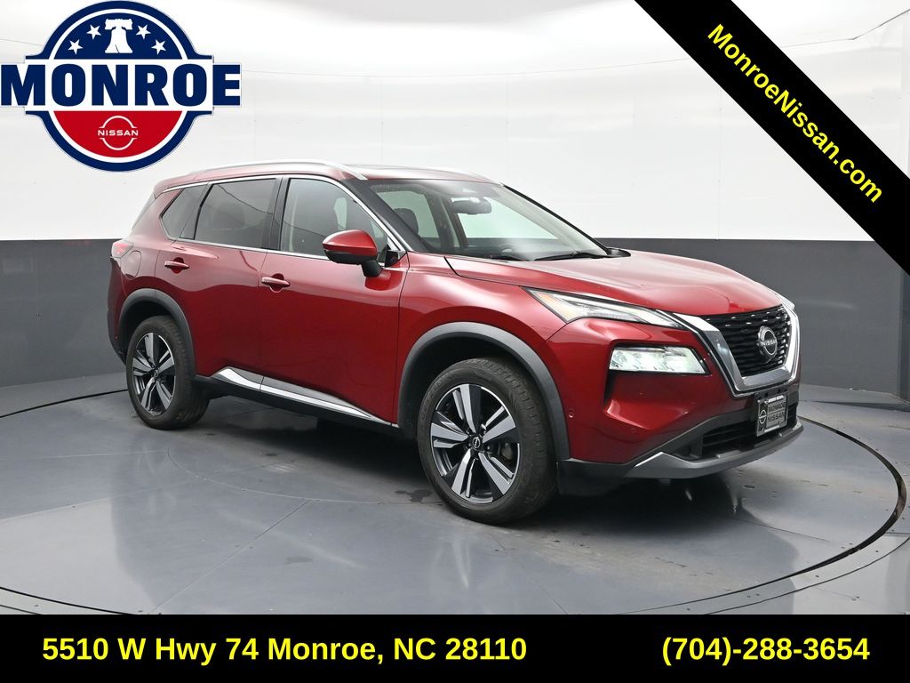 Red (Scarlet) 2023 Nissan Rogue SUV / Crossover All-Wheel Drive Continuously Variable Transmission