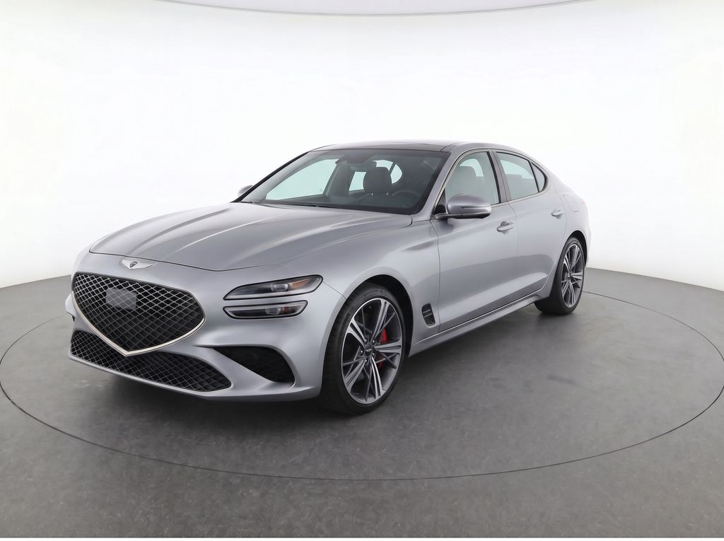 Savile Silver 2025 Genesis G70 Sedan Rear-Wheel Drive 8-Speed Automatic