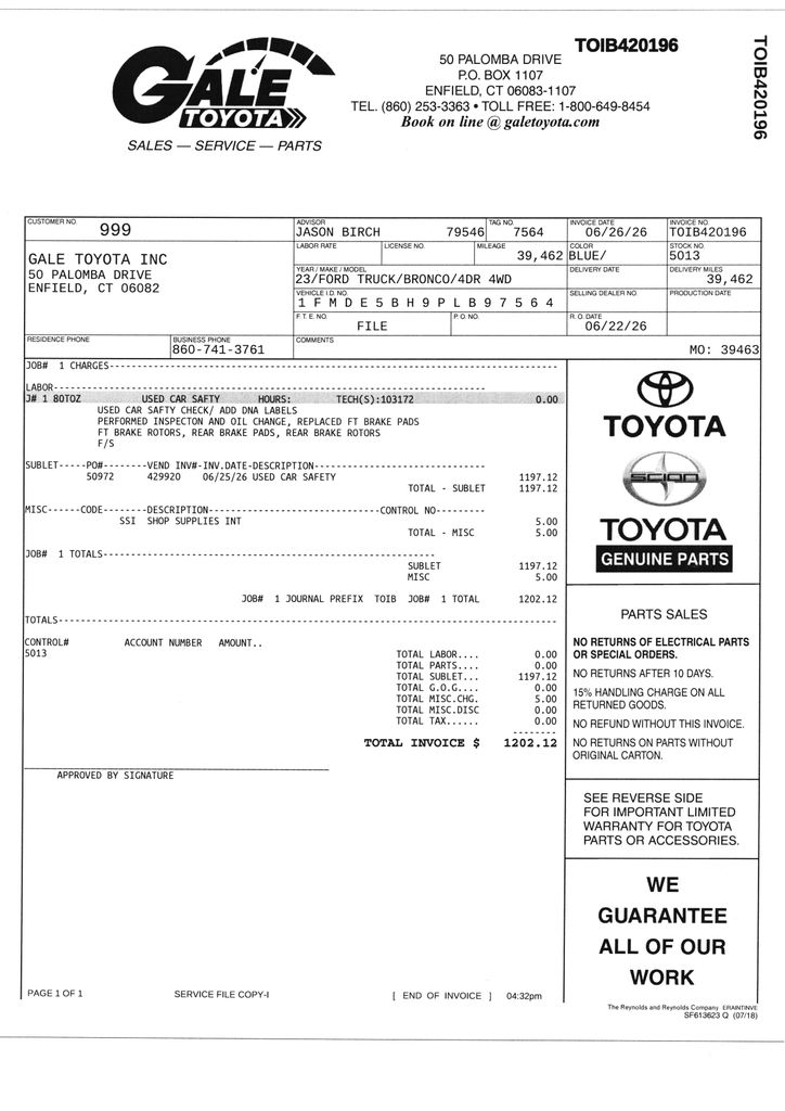 Used 2023 Ford Bronco SUV