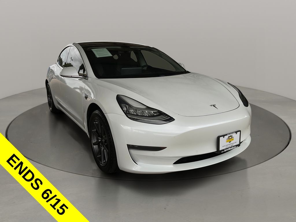 Pearl White Multi-Coat 2020 Tesla Model 3 Standard Range Plus RWD Sedan Rear-Wheel Drive 1-Speed Automatic