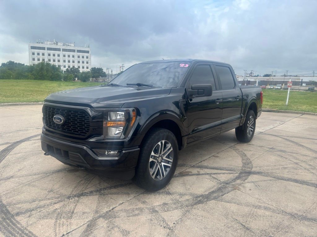 Black Metallic 2023 Ford F-150 Pickup Truck Four-Wheel Drive Automatic
