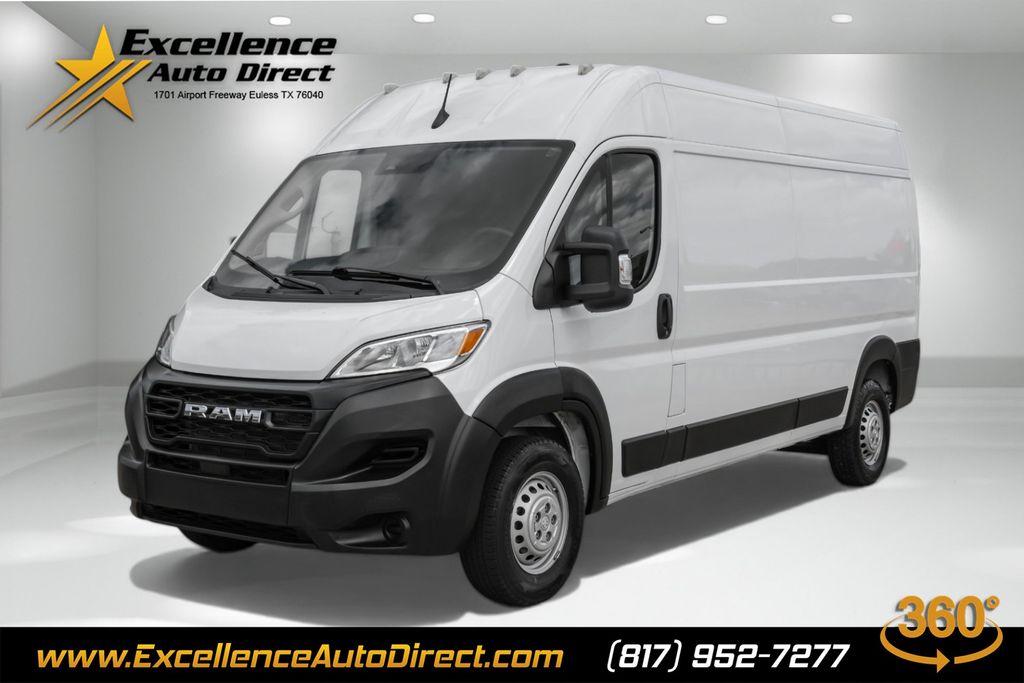 Bright White Clearcoat 2024 RAM ProMaster Van 9-Speed Automatic