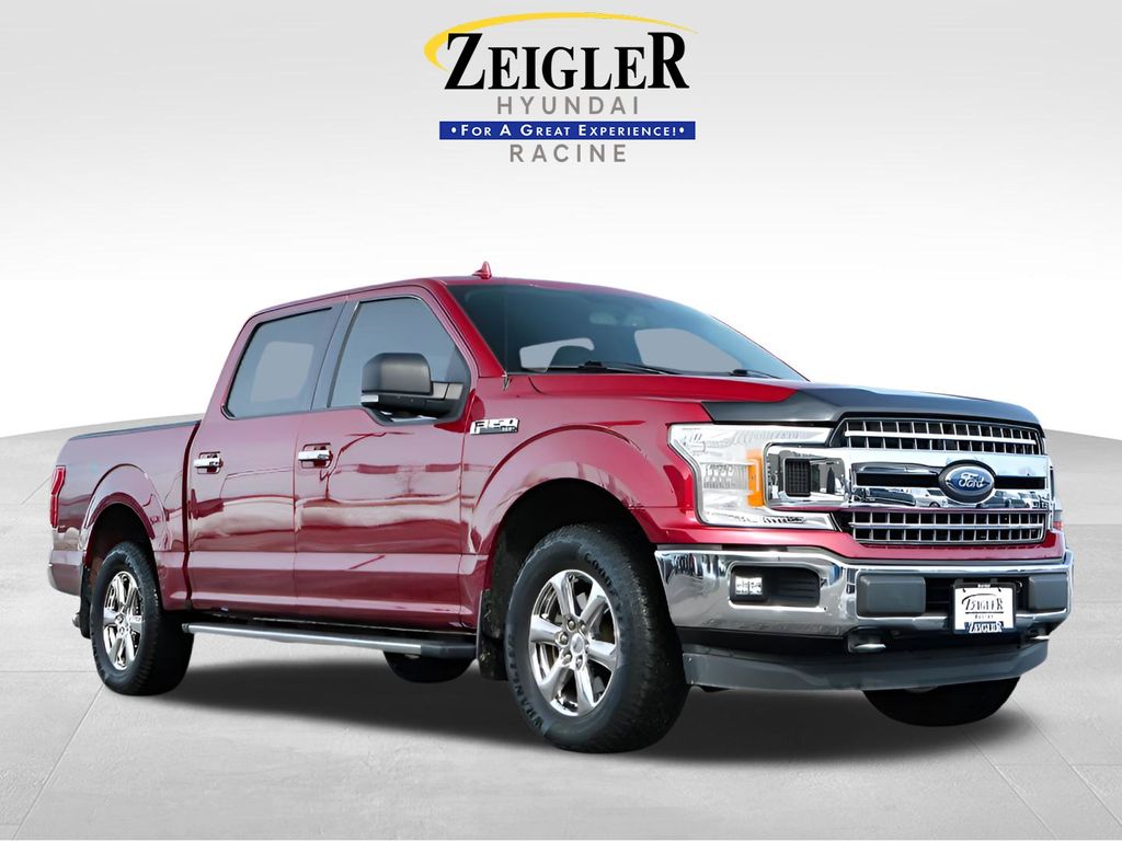 Ruby Red Metallic 2018 Ford F-150 XLT SuperCrew 4WD Pickup Truck Four-Wheel Drive Automatic