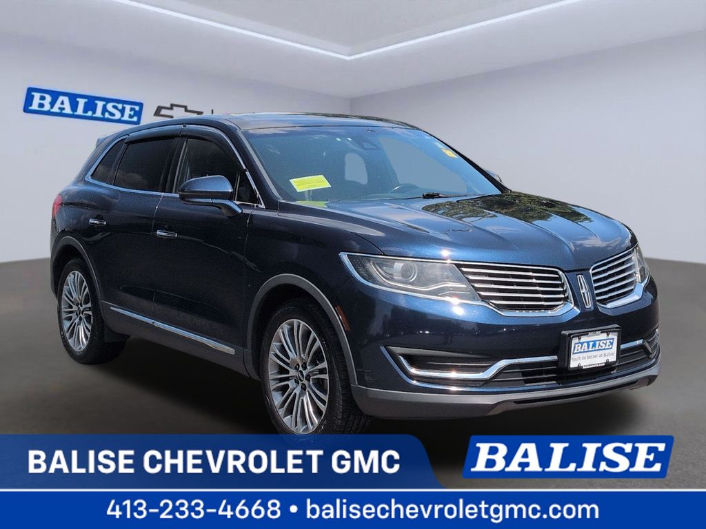 Midnight Sapphire Blue Metallic 2017 Lincoln MKX SUV / Crossover All-Wheel Drive 6-Speed Automatic