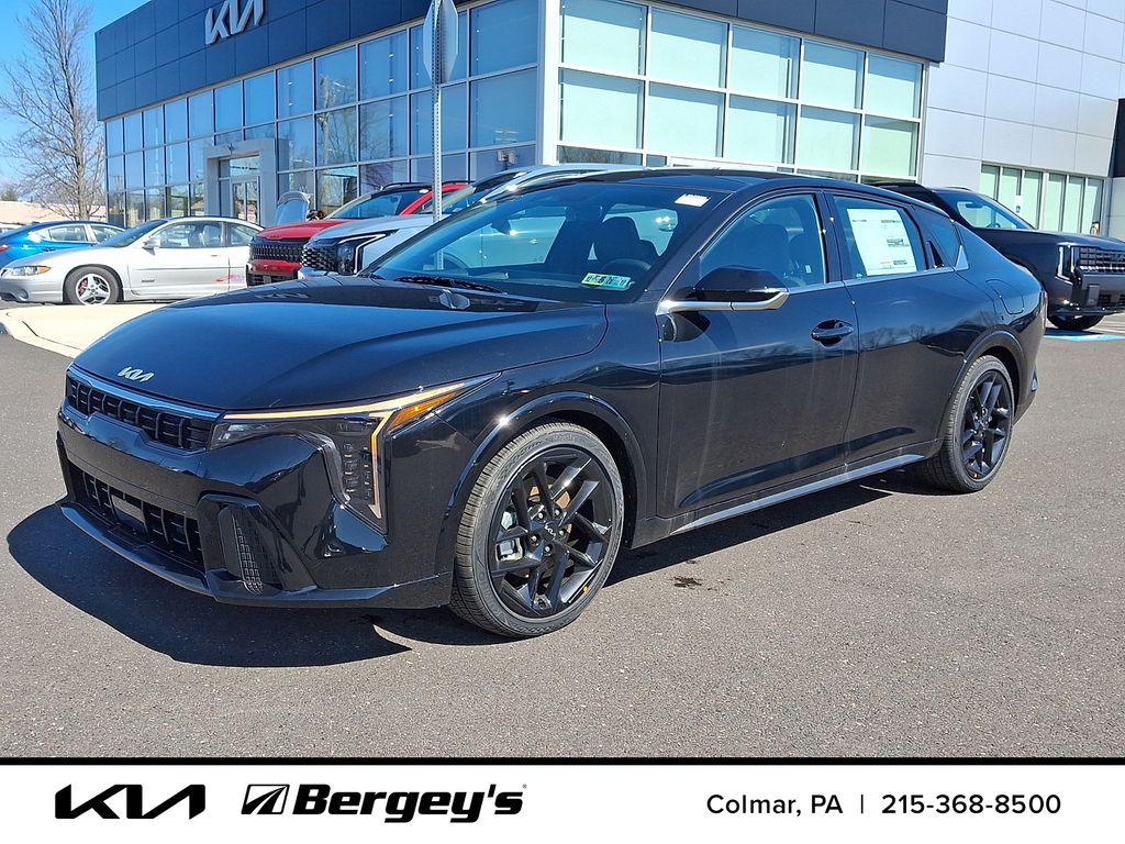 Aurora Black Pearl 2025 Kia K4 Sedan Front-Wheel Drive 8-Speed Automatic