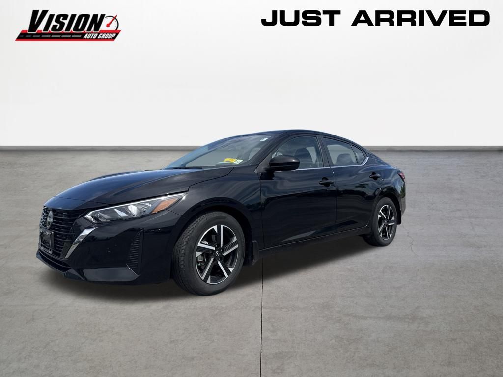 Super Black 2024 Nissan Sentra SV FWD Sedan Front-Wheel Drive Continuously Variable Transmission