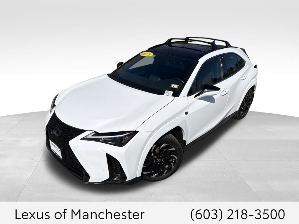 Ultra White w/Obsidian Roof 2023 Lexus UX Hybrid 250h F Sport Design AWD SUV / Crossover All-Wheel Drive Continuously Variable Transmission