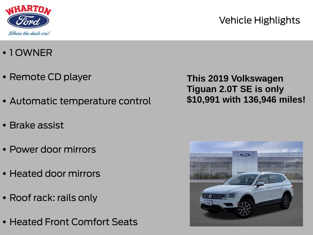 2019 Volkswagen Tiguan 2.0T SE - 4