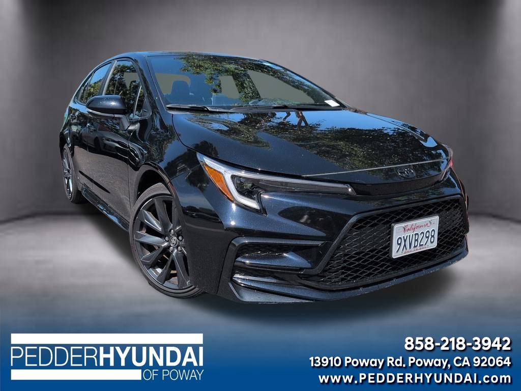 Midnight Black Metallic 2026 Toyota Corolla Sedan Front-Wheel Drive Continuously Variable Transmission