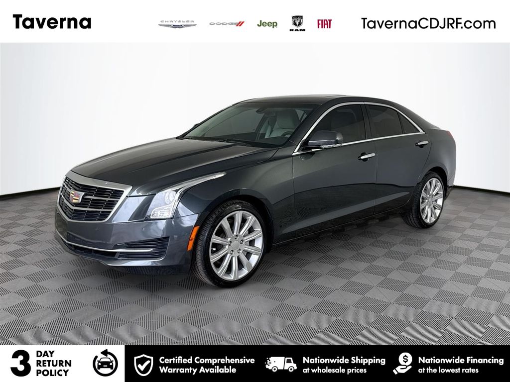 Phantom Gray Metallic 2018 Cadillac ATS Sedan All-Wheel Drive 8-Speed Automatic