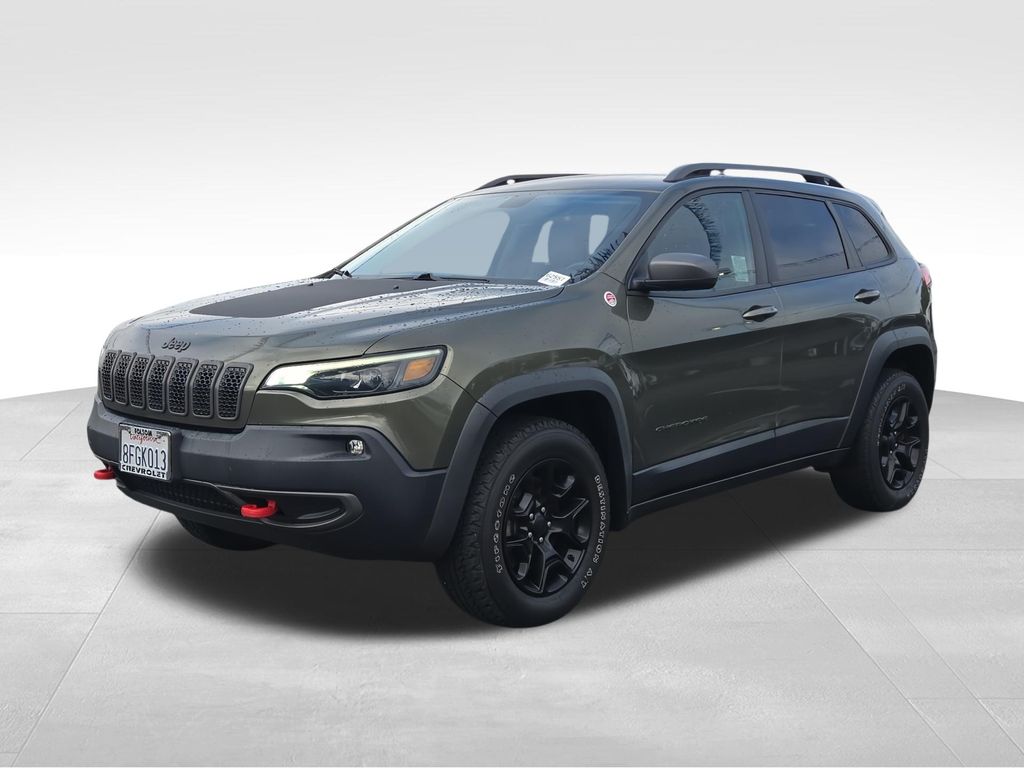 Olive Green Pearlcoat 2019 Jeep Cherokee Trailhawk 4WD SUV / Crossover Four-Wheel Drive 9-Speed Automatic