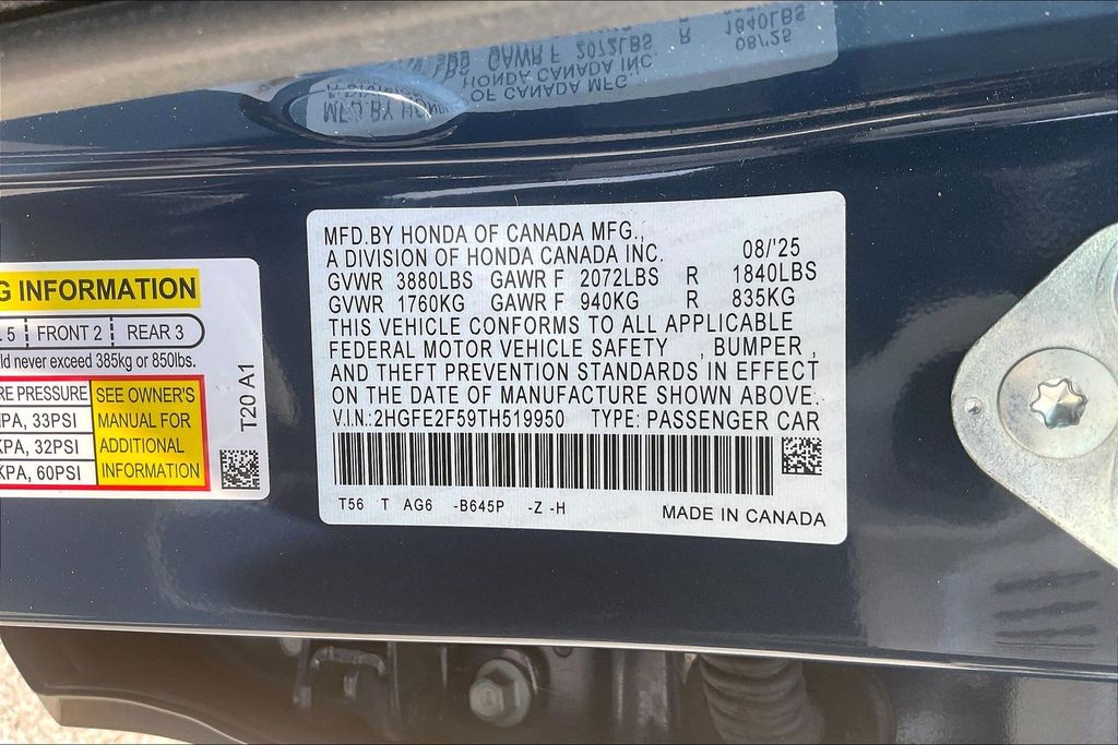 Used 2026 Honda Civic Sedan