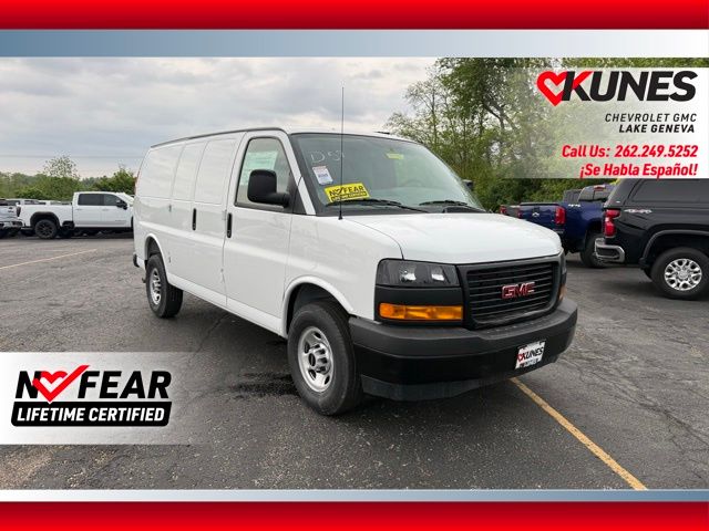 Summit White 2026 GMC Savana Cargo Van Rear-Wheel Drive 8-Speed Automatic Overdrive