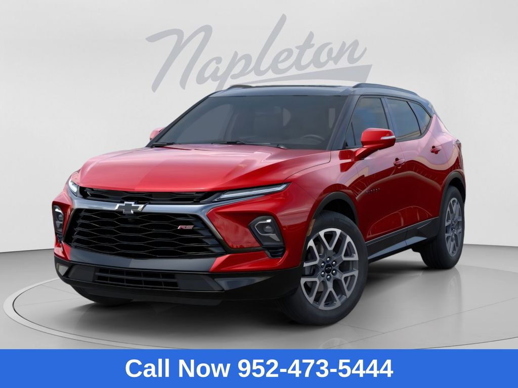 Radiant Red Tintcoat 2026 Chevrolet Blazer SUV / Crossover All-Wheel Drive 9-Speed Automatic Overdrive
