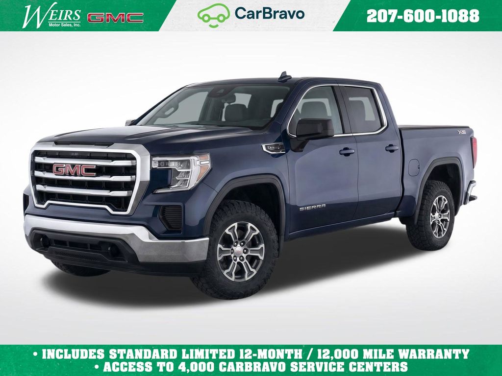 Pacific Blue Metallic 2021 GMC Sierra 1500 Pickup Truck Four-Wheel Drive Automatic