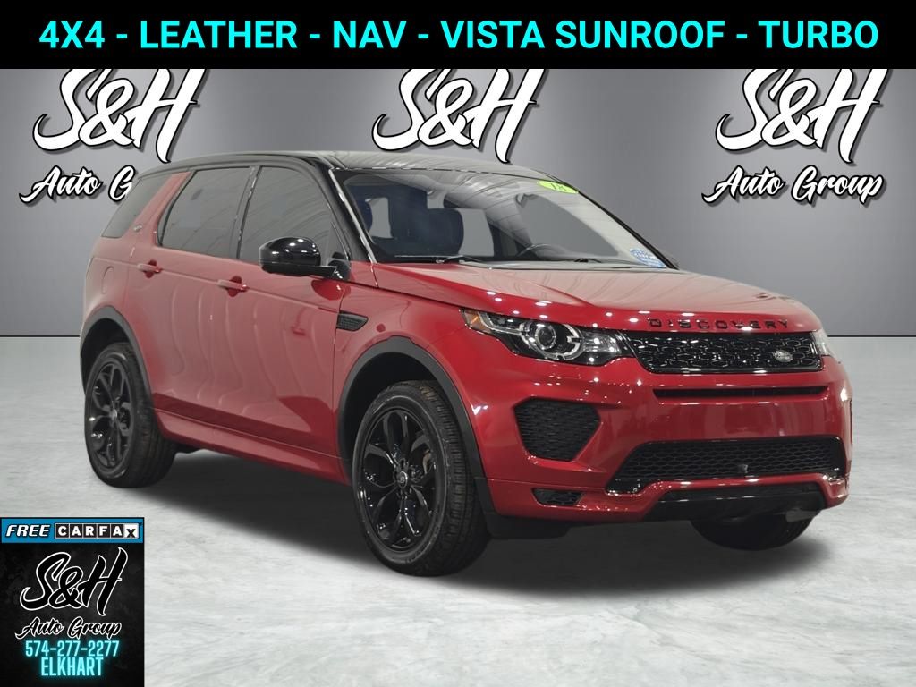 Firenze Red Metallic 2018 Land Rover Discovery Sport 286hp HSE Luxury AWD SUV / Crossover All-Wheel Drive 9-Speed Automatic