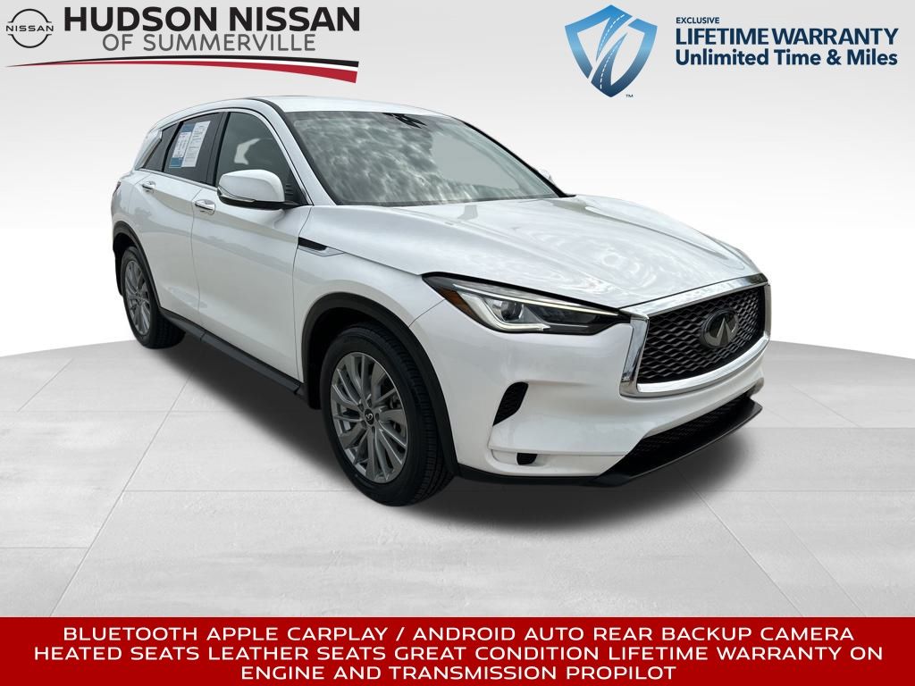 2023 Lunar White INFINITI QX50 PURE SUV
