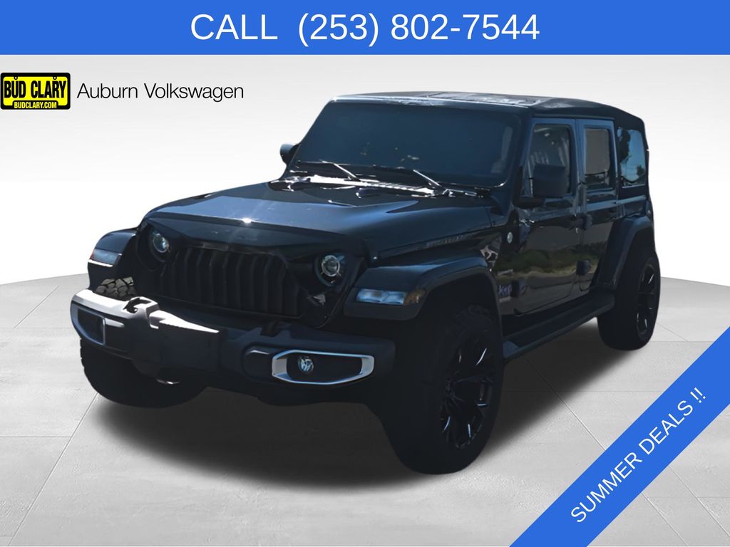 Black Clearcoat 2020 Jeep Wrangler SUV / Crossover Four-Wheel Drive 8-Speed Automatic