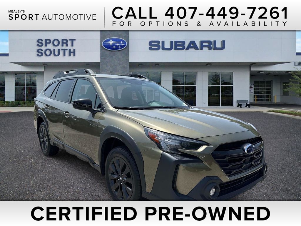 Autumn Green Metallic/Crystal Black Silica 2025 Subaru Outback SUV / Crossover All-Wheel Drive Continuously Variable Transmission