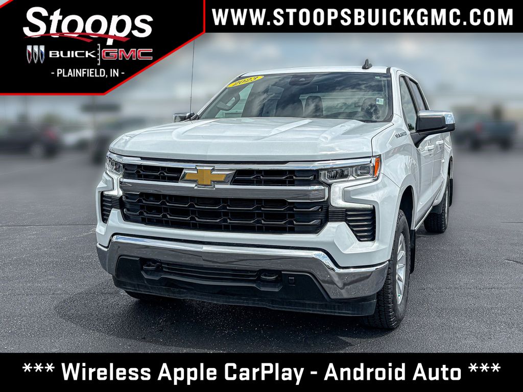 Summit White 2023 Chevrolet Silverado 1500 Pickup Truck Four-Wheel Drive Automatic