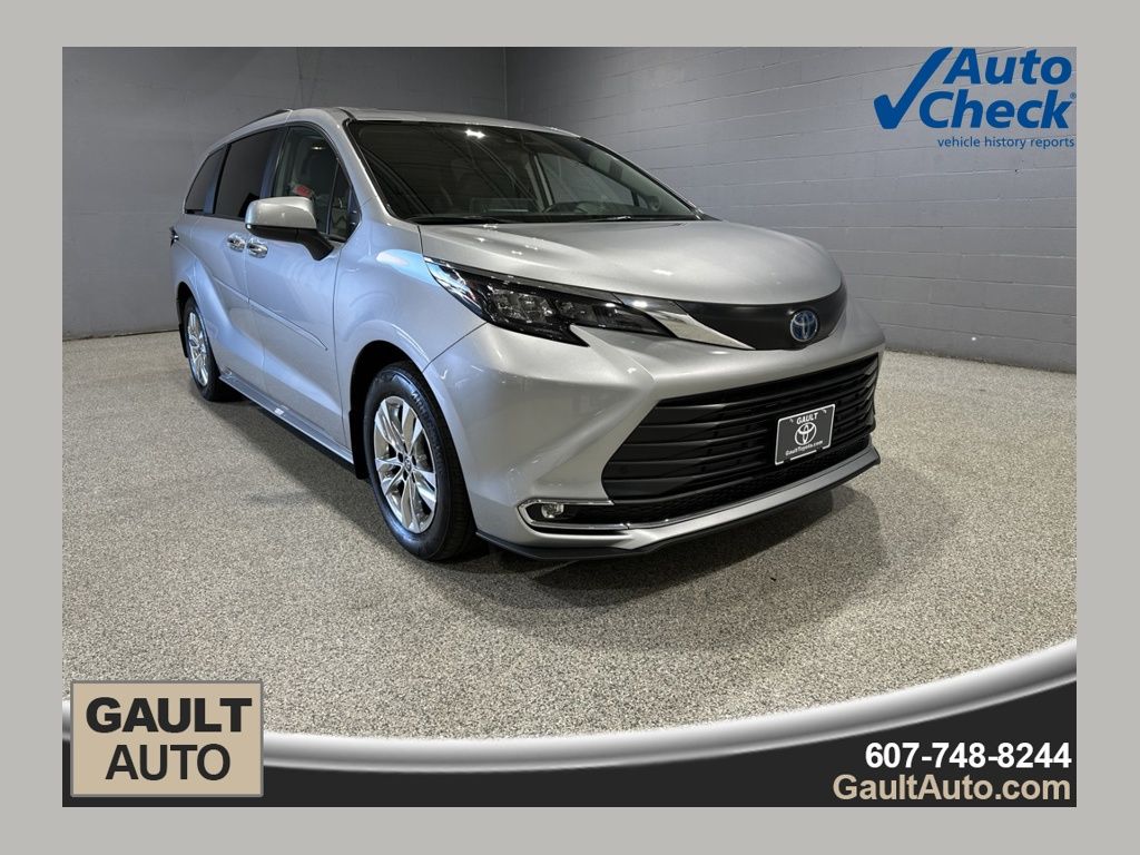 Celestial Silver Metallic 2024 Toyota Sienna Minivan All-Wheel Drive Continuously Variable Transmission