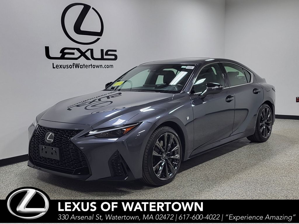 Cloudburst Gray 2024 Lexus IS 350 F Sport AWD Sedan All-Wheel Drive 6-Speed Automatic