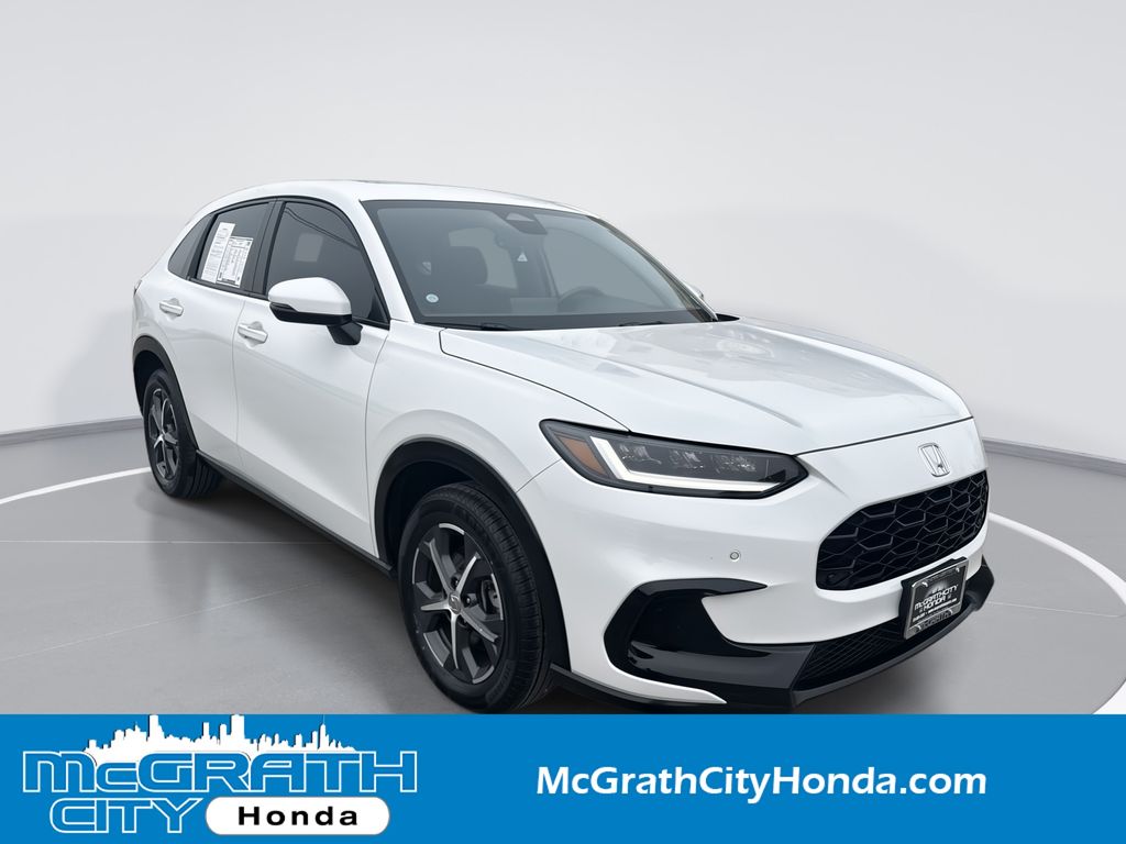 Platinum White Pearl 2024 Honda HR-V EX-L AWD SUV / Crossover All-Wheel Drive Continuously Variable Transmission