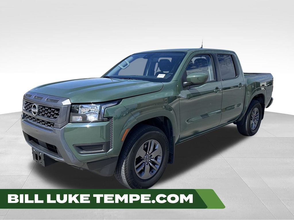 Tactical Green Metallic 2025 Nissan Frontier Pickup Truck 4X2 9-Speed Automatic Overdrive