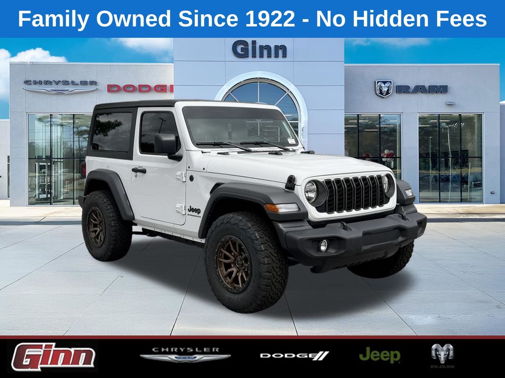 Bright White Clearcoat 2025 Jeep Wrangler SUV / Crossover Four-Wheel Drive 8-Speed Automatic
