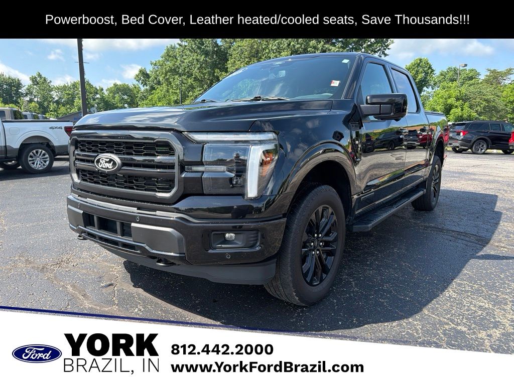Agate Black Metallic 2025 Ford F-150 Pickup Truck Four-Wheel Drive Automatic