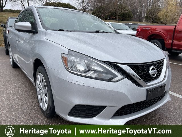Silver 2017 Nissan Sentra S Sedan Front-Wheel Drive Continuously Variable Transmission