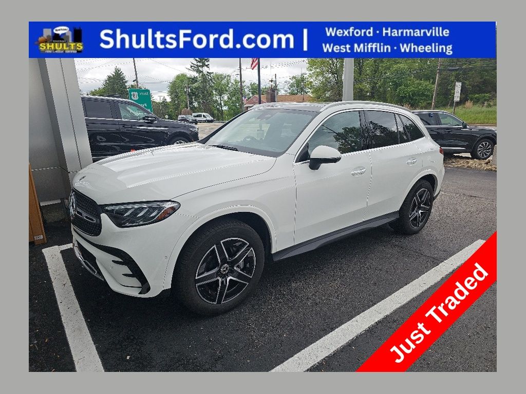Polar White 2025 Mercedes-Benz GLC 300 4MATIC SUV / Crossover All-Wheel Drive 9-Speed Automatic