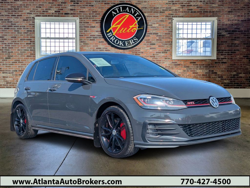 Gray 2019 Volkswagen Golf GTI Hatchback 6-Speed Manual