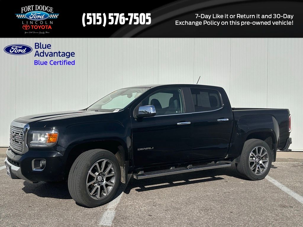 Onyx Black 2017 GMC Canyon Denali Crew Cab 4WD Pickup Truck Four-Wheel Drive 6-Speed Automatic