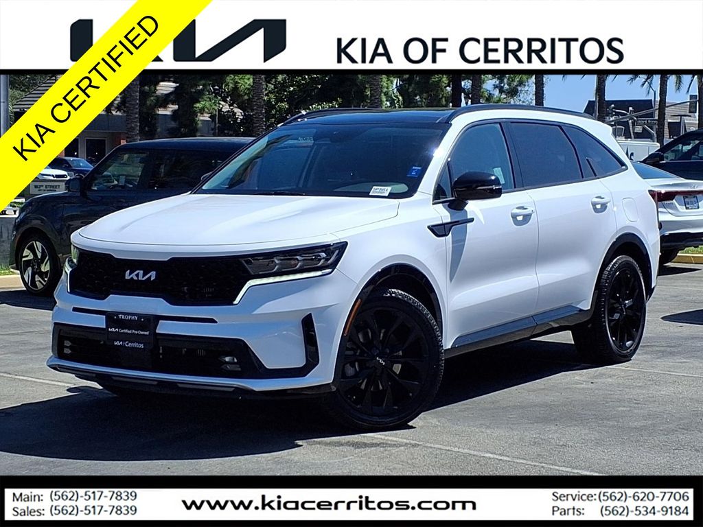 Glacial White Pearl 2023 Kia Sorento SUV / Crossover Front-Wheel Drive 8-Speed Dual Clutch