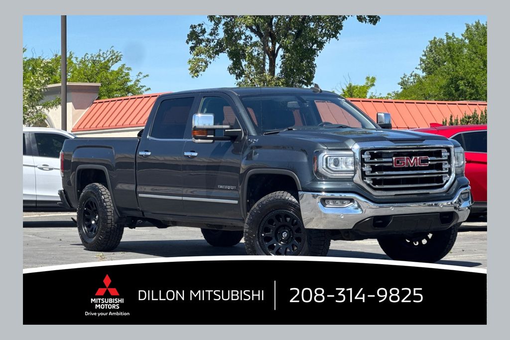 Green 2017 GMC Sierra 1500 Pickup Truck Four-Wheel Drive 8-Speed Automatic Overdrive