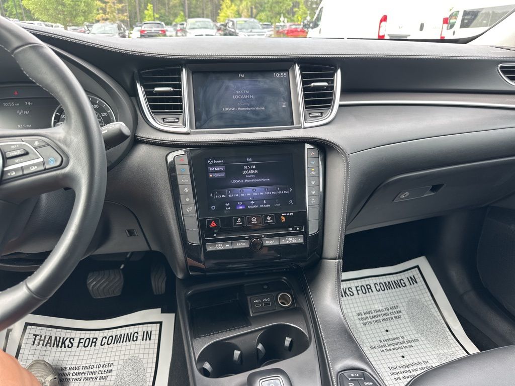 2023 Lunar White INFINITI QX50 PURE FWD SUV