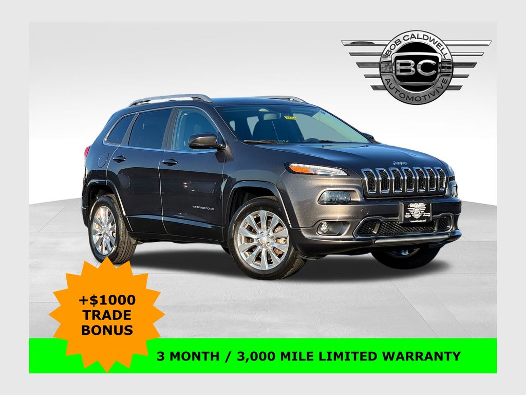 Gray (Granite Crystal Metallic Clearcoat) 2018 Jeep Cherokee Overland 4WD SUV / Crossover Four-Wheel Drive 9-Speed Automatic