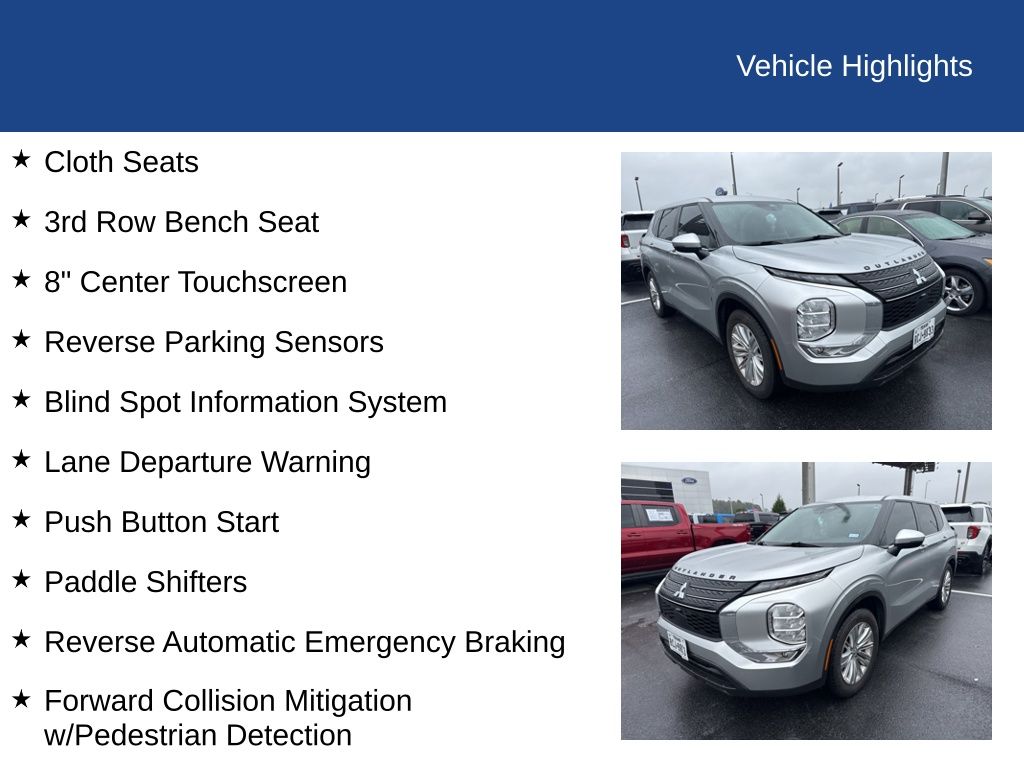 2022 Mitsubishi Outlander ES 2.5 2WD