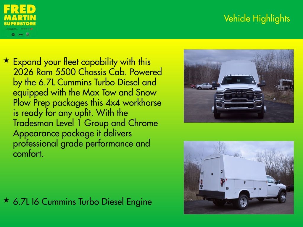 new 2026 Ram 5500HD car, priced at $93,509