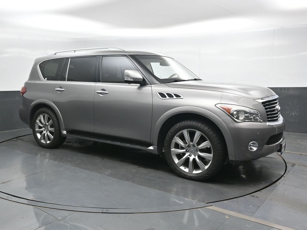 Gray (Platinum Graphite) 2013 INFINITI QX56 SUV / Crossover Four-Wheel Drive 7-Speed Automatic