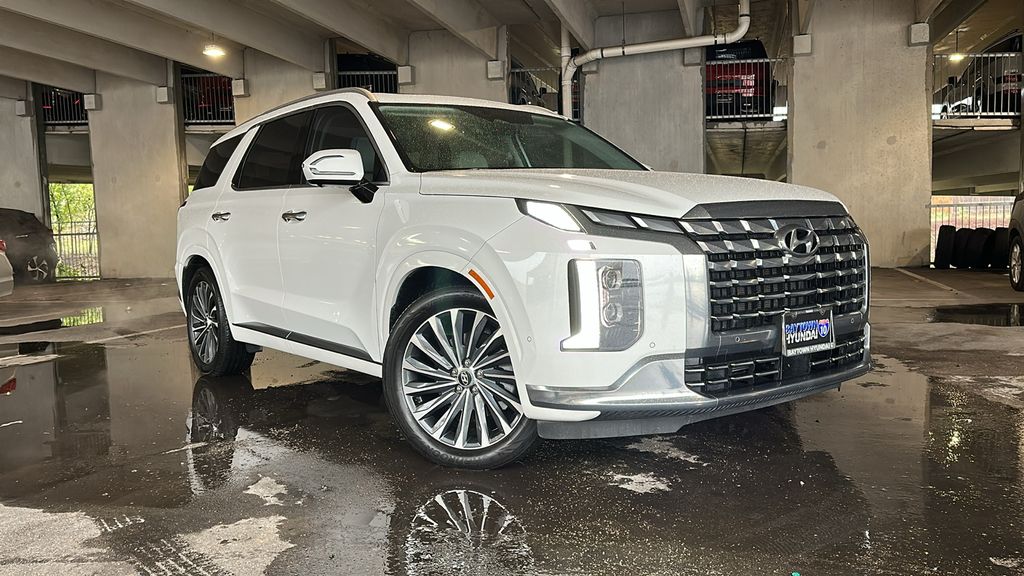 2023 Hyundai Palisade Calligraphy White at Baytown Hyundai