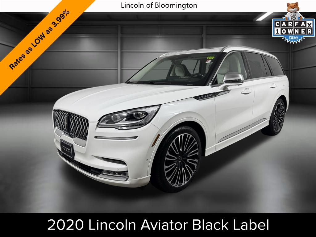White 2020 Lincoln Aviator Black Label AWD SUV / Crossover All-Wheel Drive Automatic