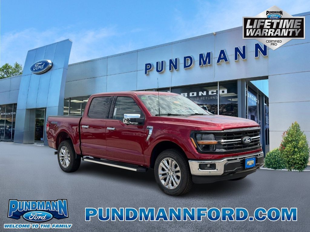 Ruby Red Metallic 2026 Ford F-150 Pickup Truck Four-Wheel Drive Automatic