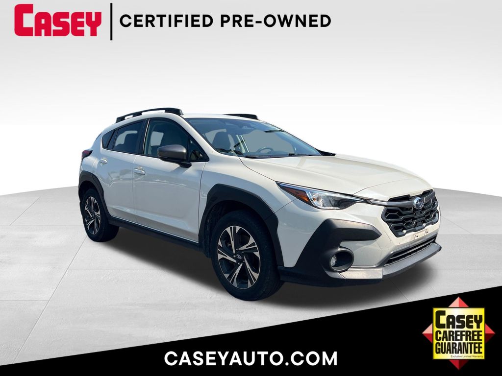 Crystal White Pearl 2024 Subaru Crosstrek SUV / Crossover All-Wheel Drive Continuously Variable Transmission